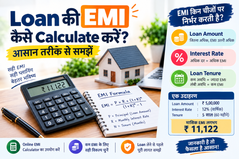 Loan की EMI कैसे Calculate करें? आसान तरीके से समझें