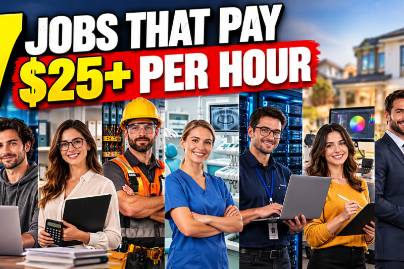 7 Jobs That Pay $25+ Per Hour